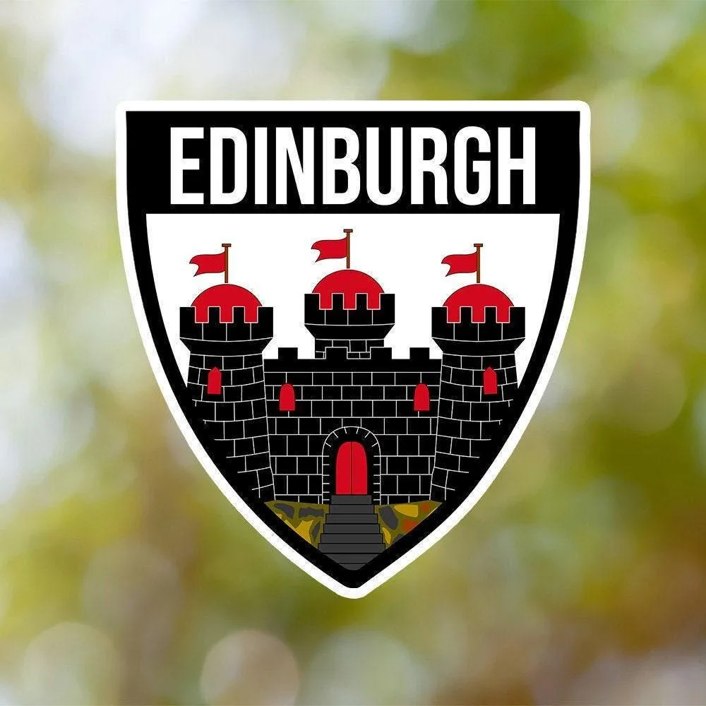 Edinburgh Shield Sticker