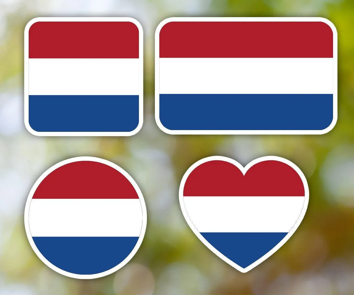 Netherlands Geometric Sticker