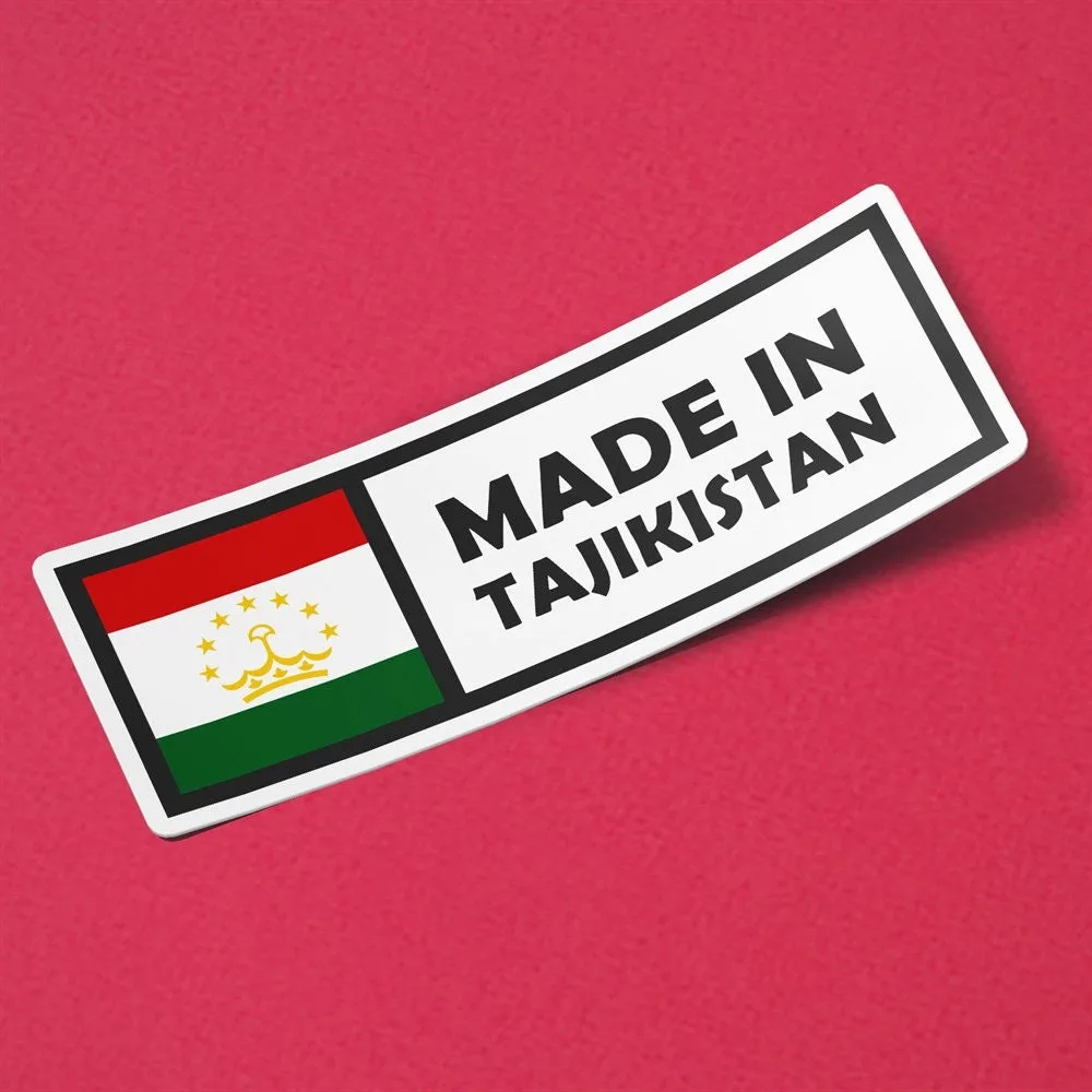 Made in Tajikistan Sticker