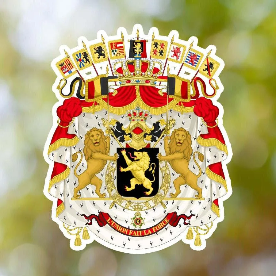 Belgium Coat of Arms Sticker