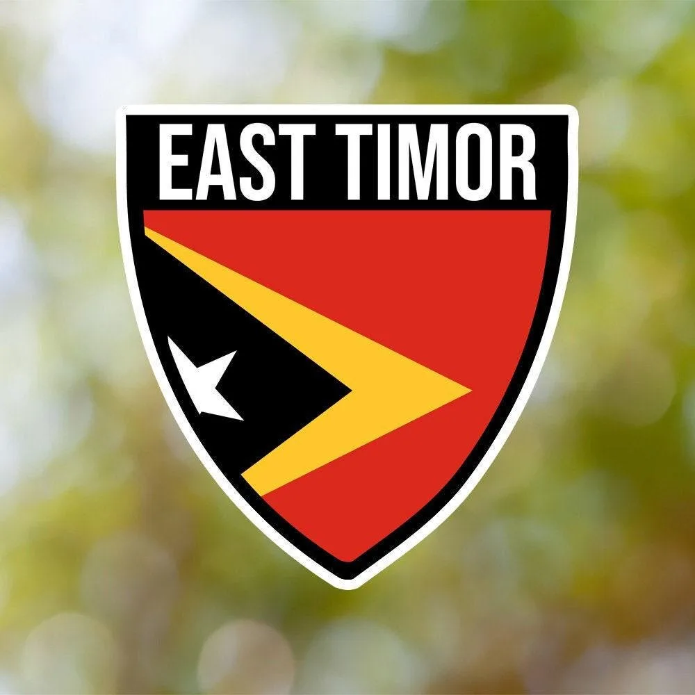 East Timor Shield Sticker