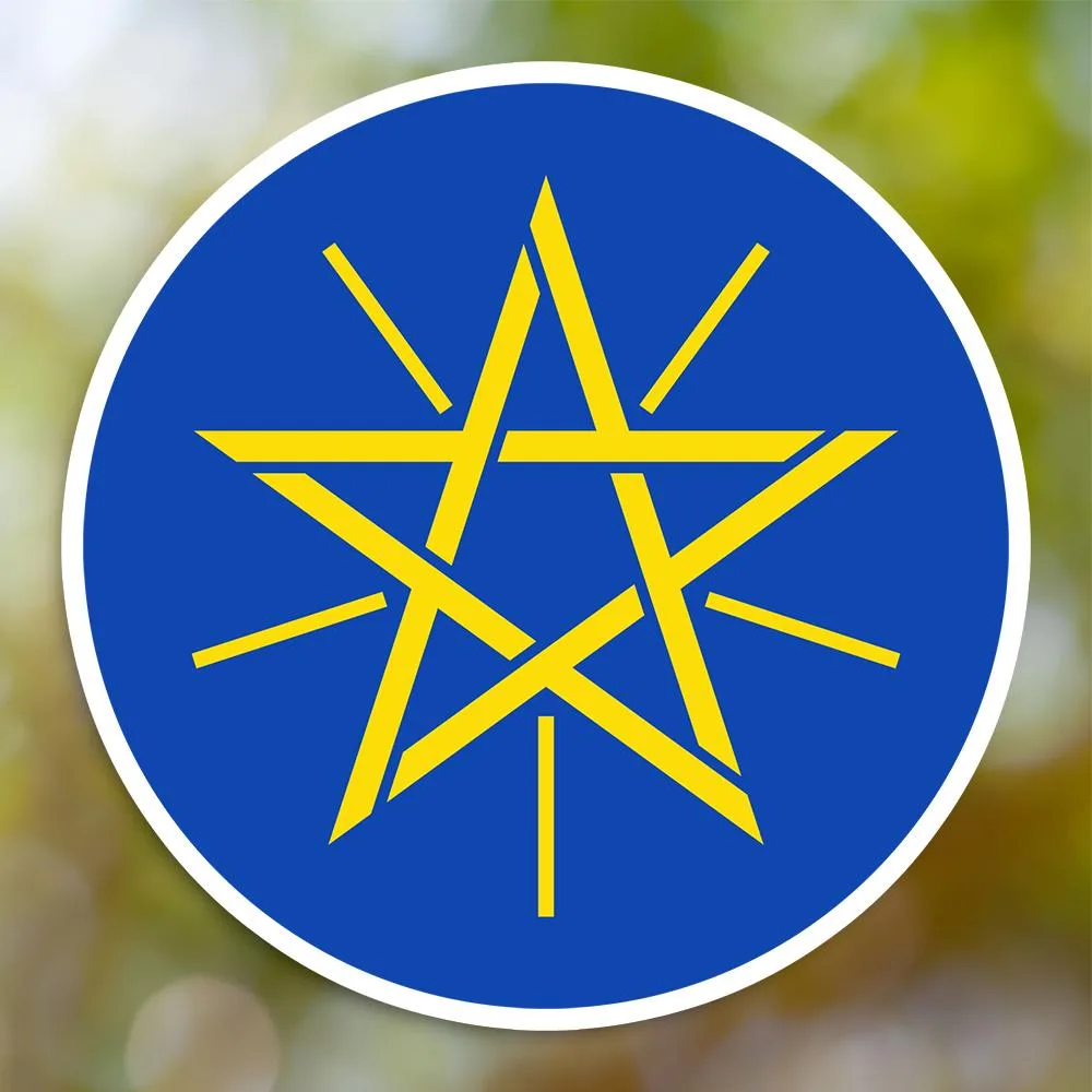 Ethiopia Coat of Arms Sticker