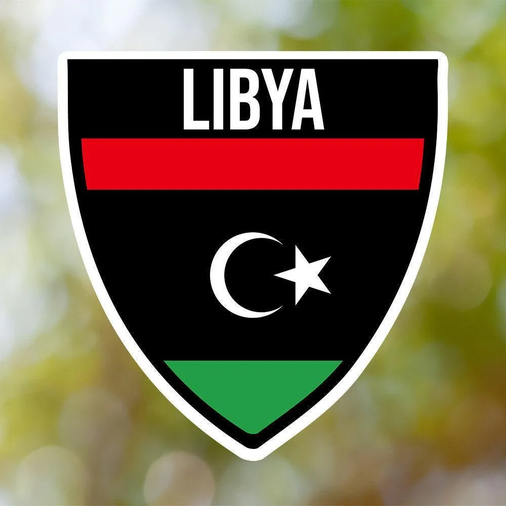 Libya Shield Sticker