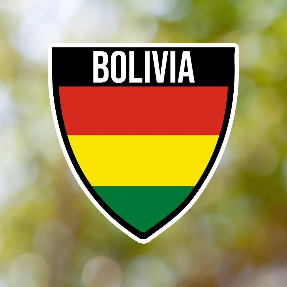 Bolivia Shield Sticker