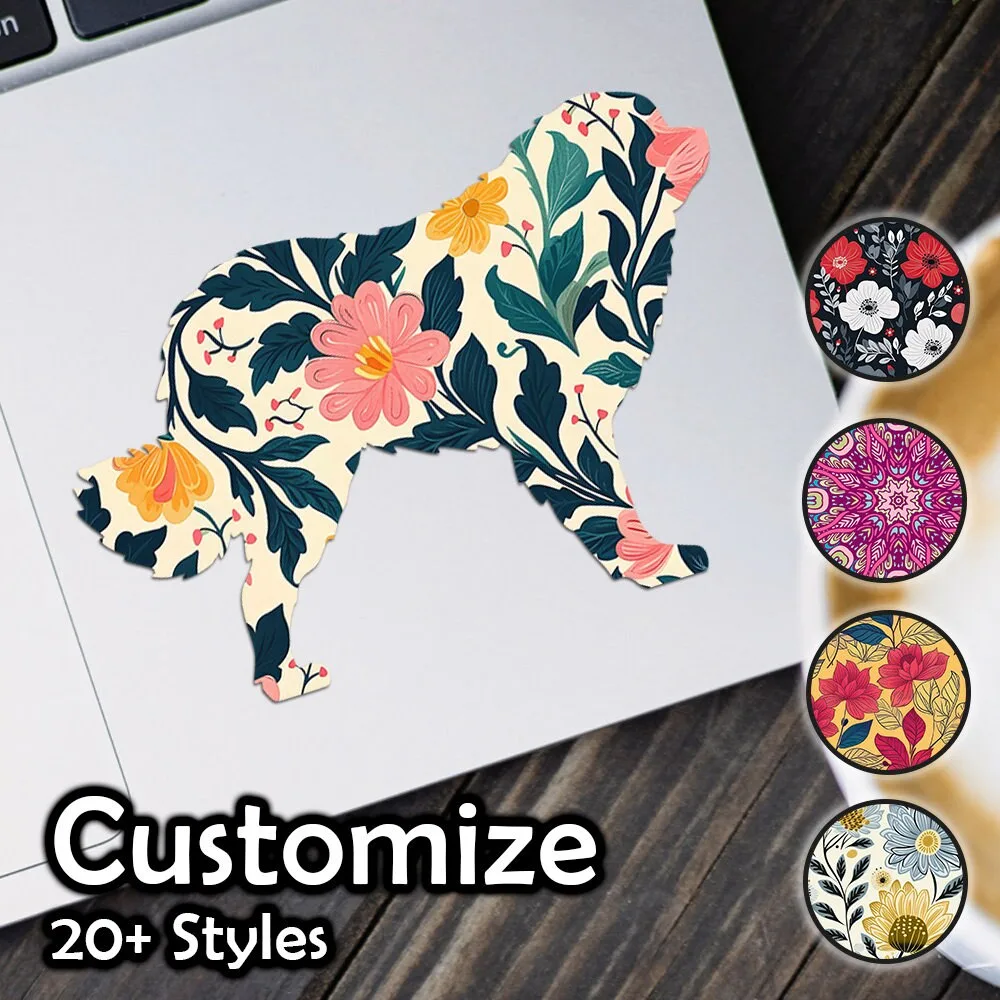 Caucasian Shepherd Dog Patterned Sticker