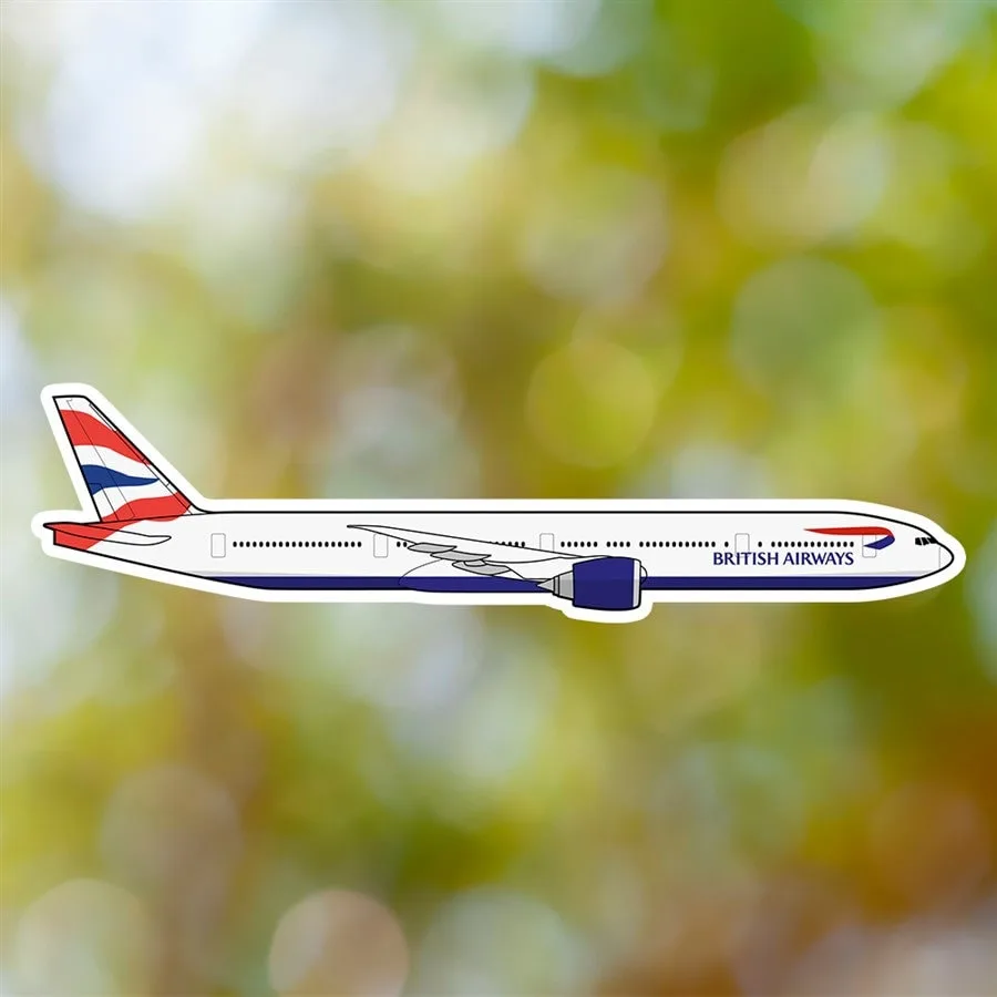 Boeing 777 British Airways Sticker