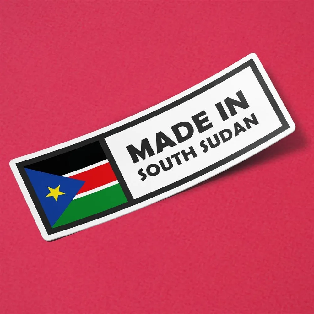 Made in South Sudan Sticker