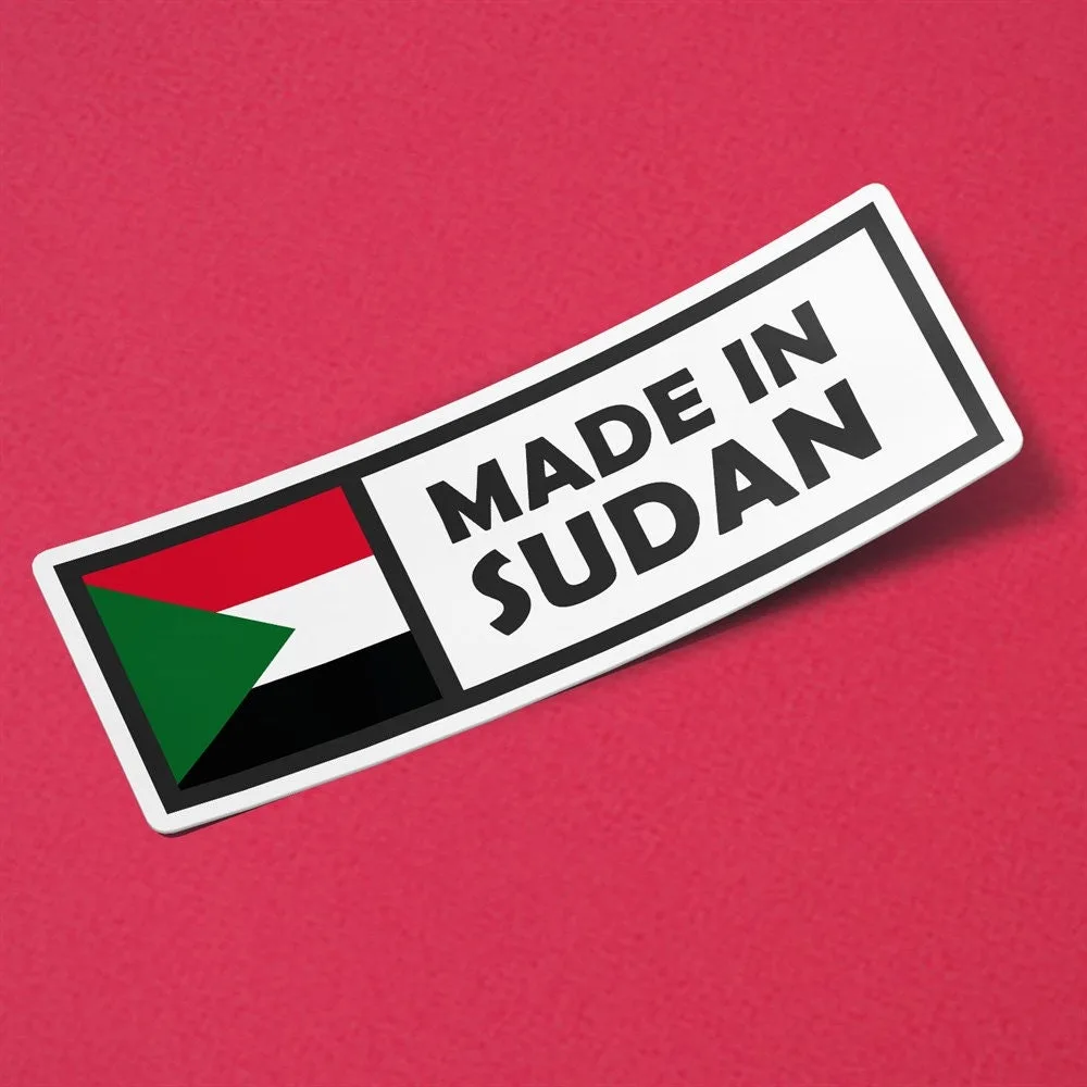 Made in Sudan Sticker