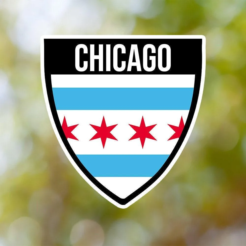 Chicago Shield Sticker