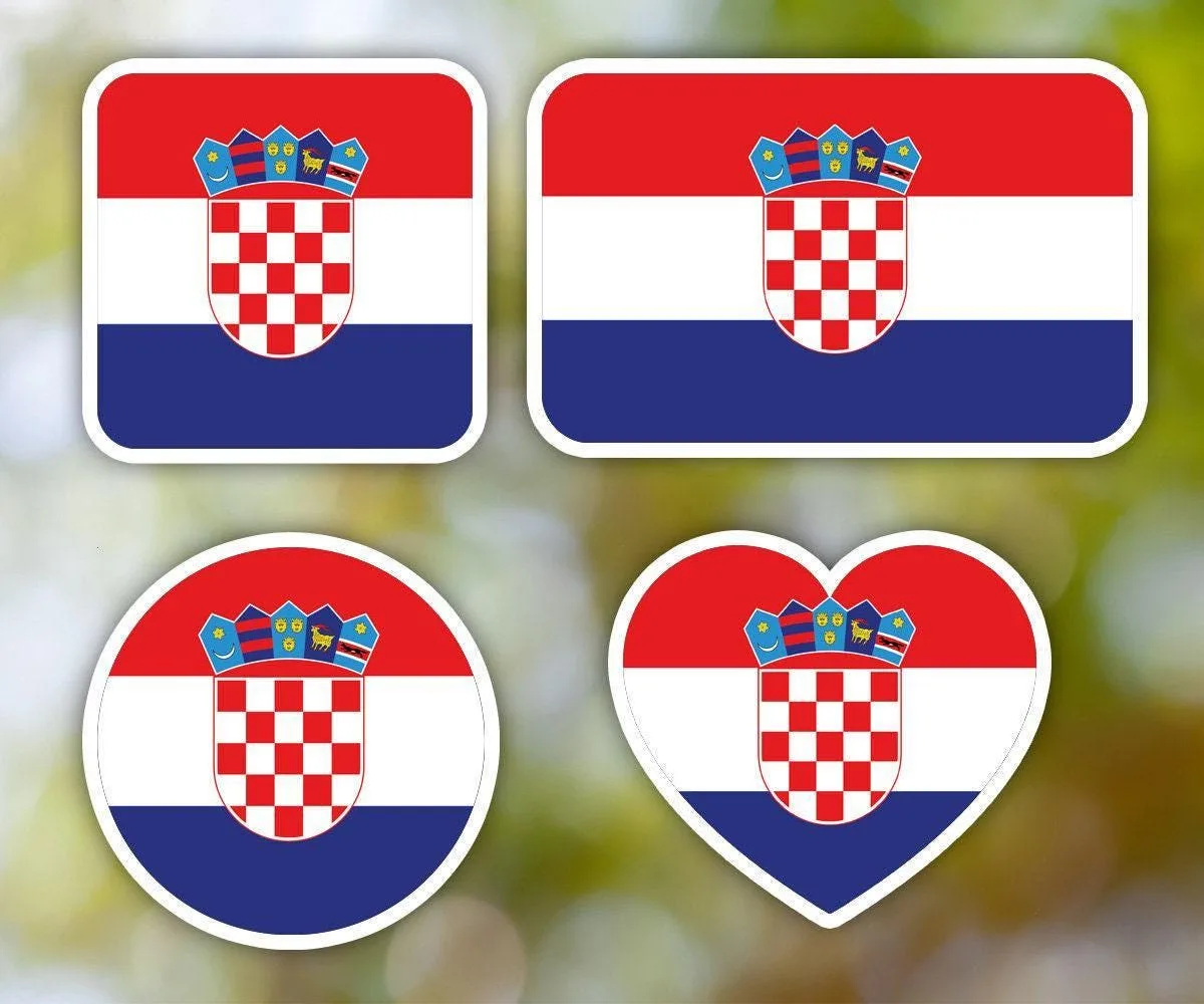 Croatia Geometric Sticker