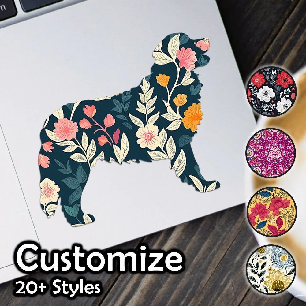 Bernese Mountain Dog Patterned Sticker