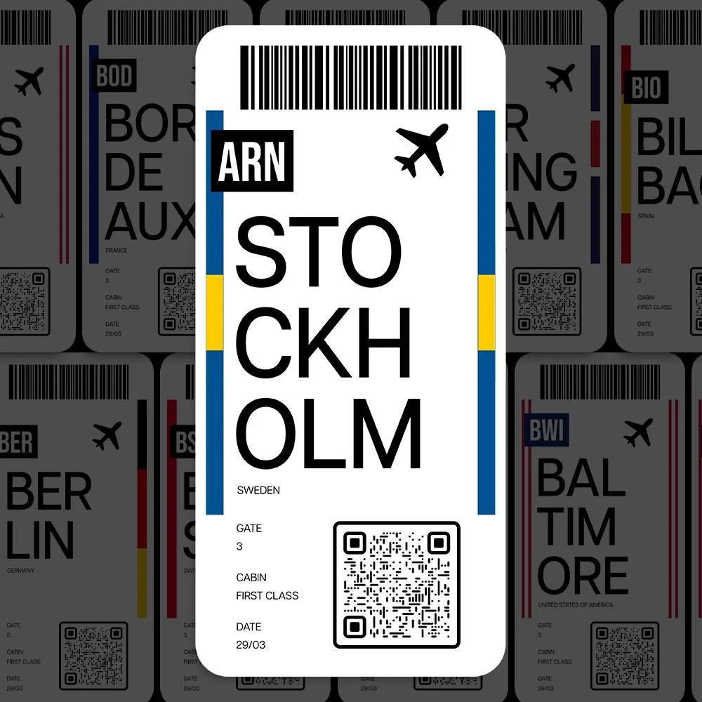 ARN Stockholm Airport Sticker