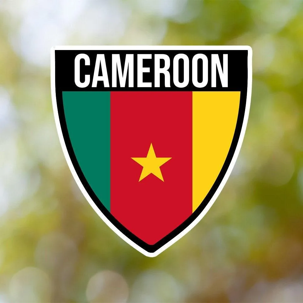 Cameroon Shield Sticker