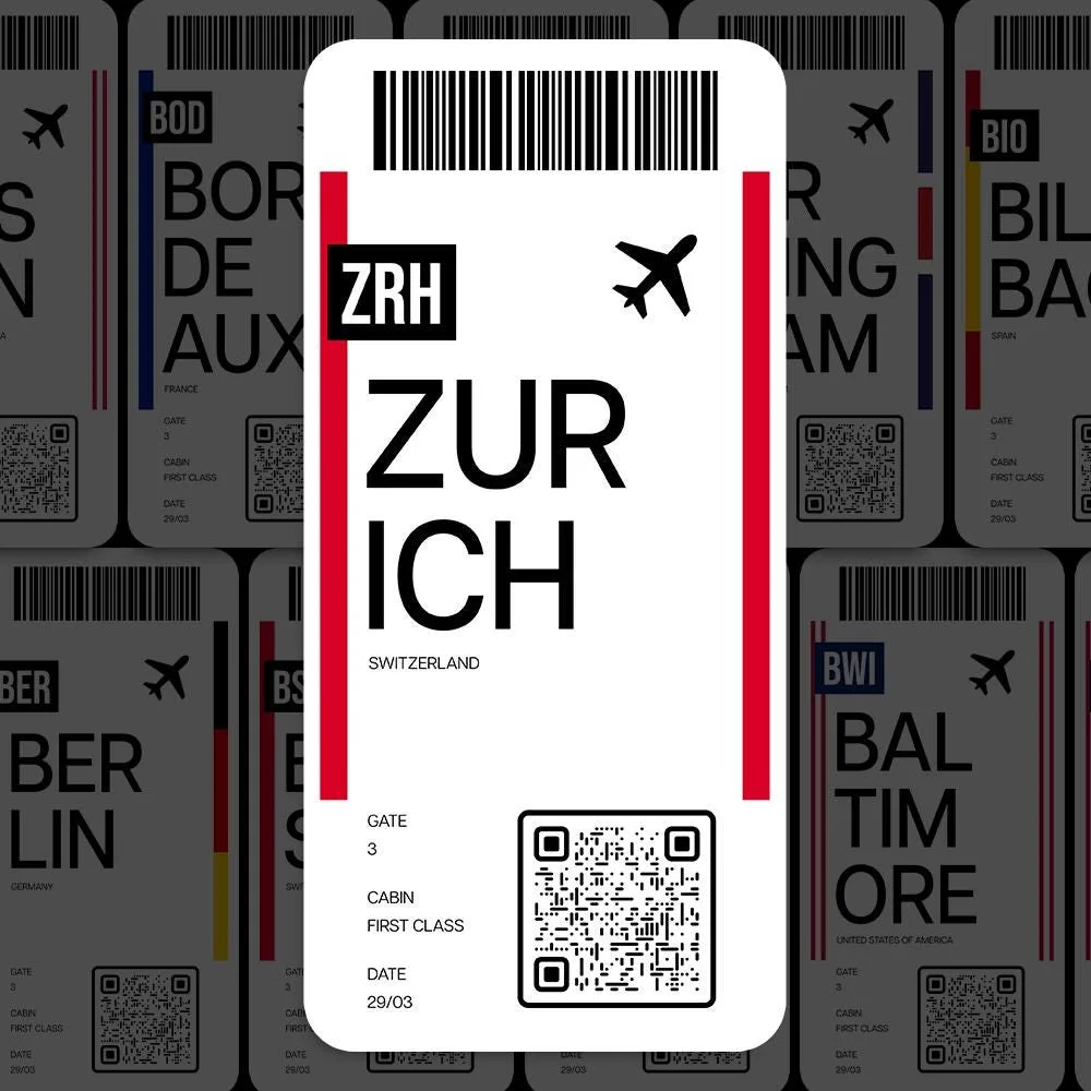 ZRH Zurich Airport Sticker
