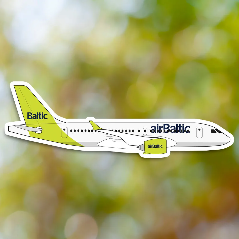 Airbus A220 Air Baltic Sticker
