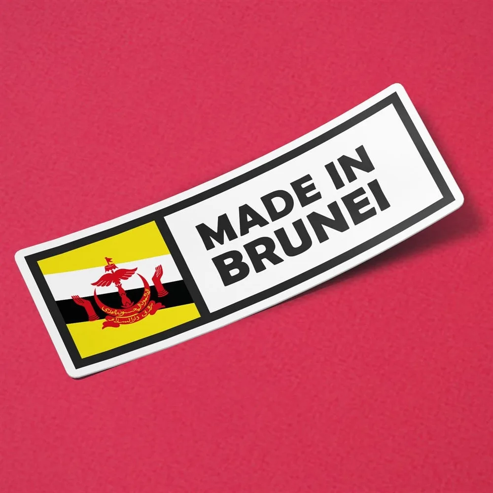 Made in Brunei Sticker