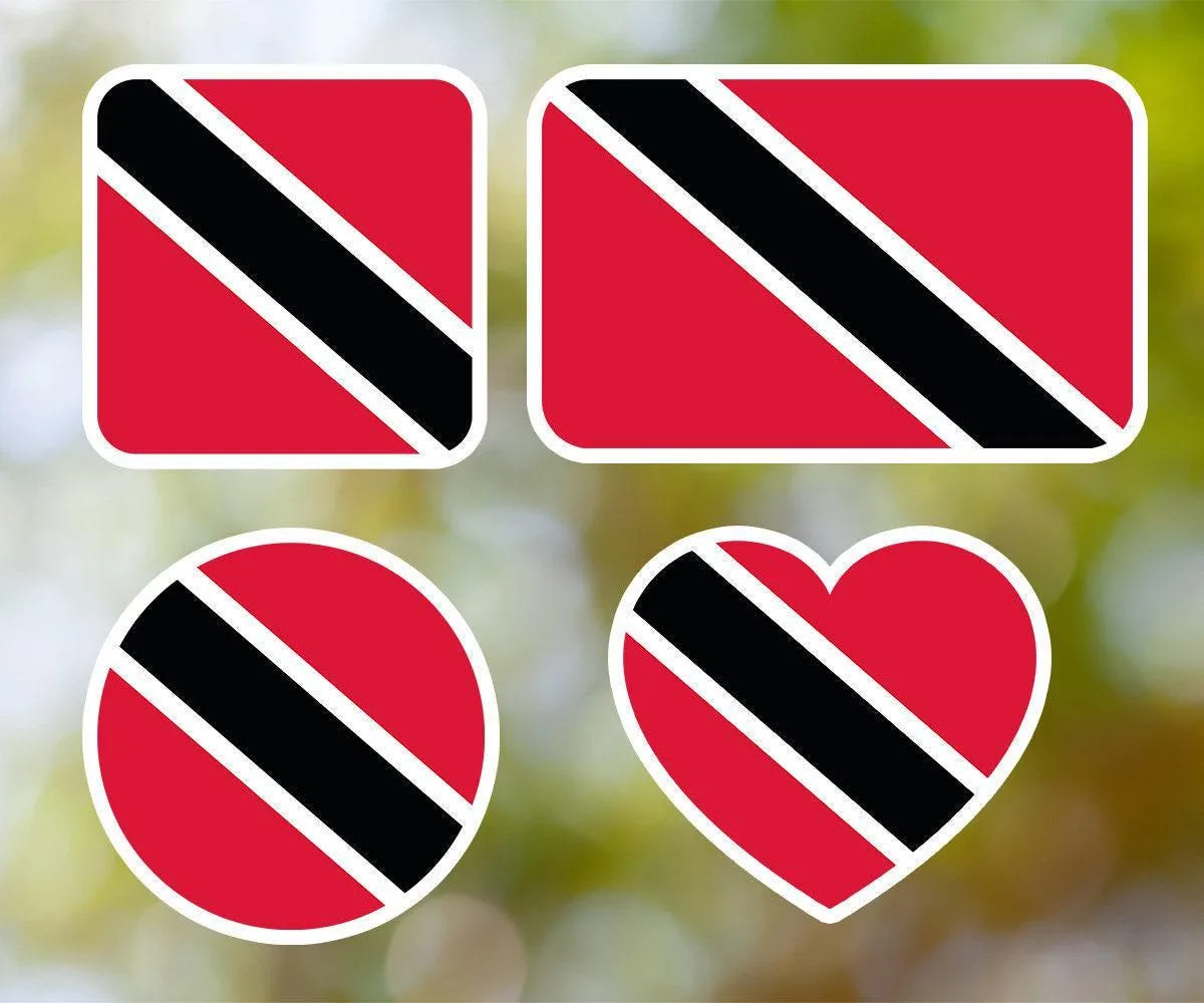 Trinidad and Tobago Geometric Sticker