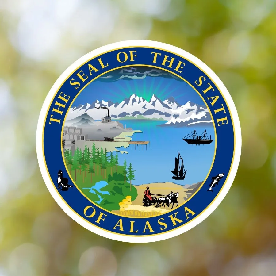 Alaska State Seal Sticker