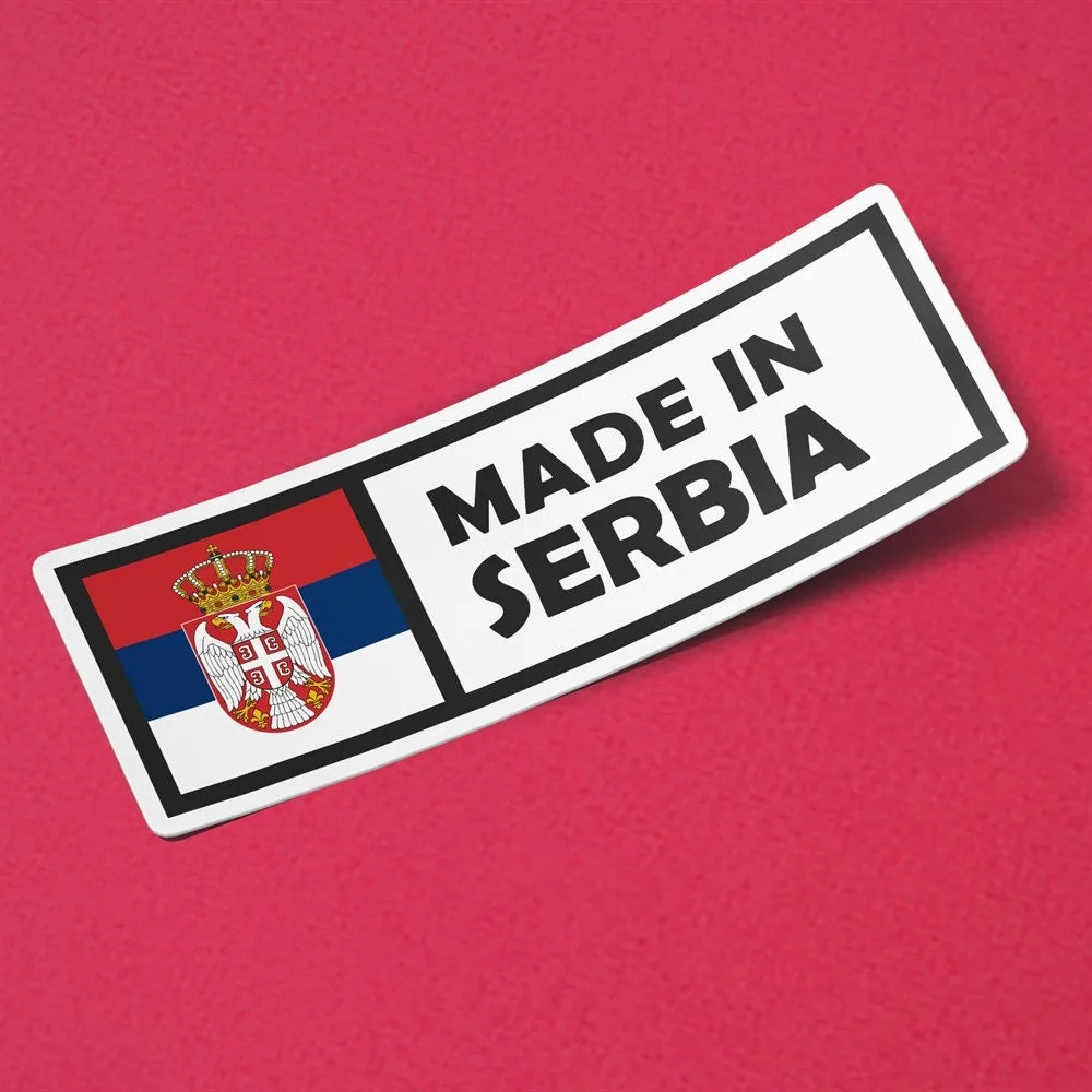 Made in Serbia Sticker