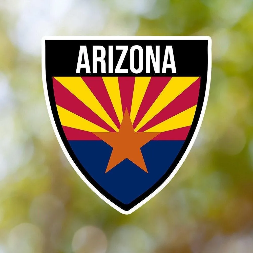 Arizona Shield Sticker