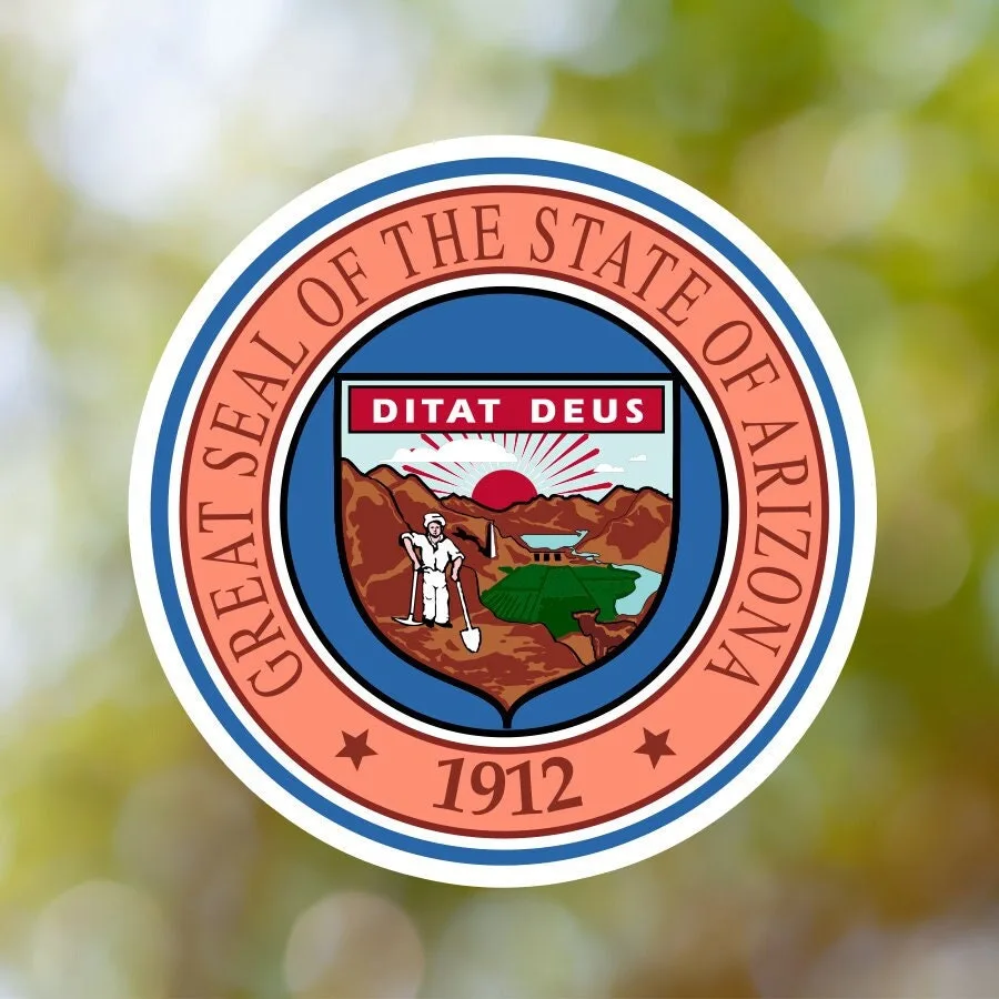 Arizona State Seal Sticker