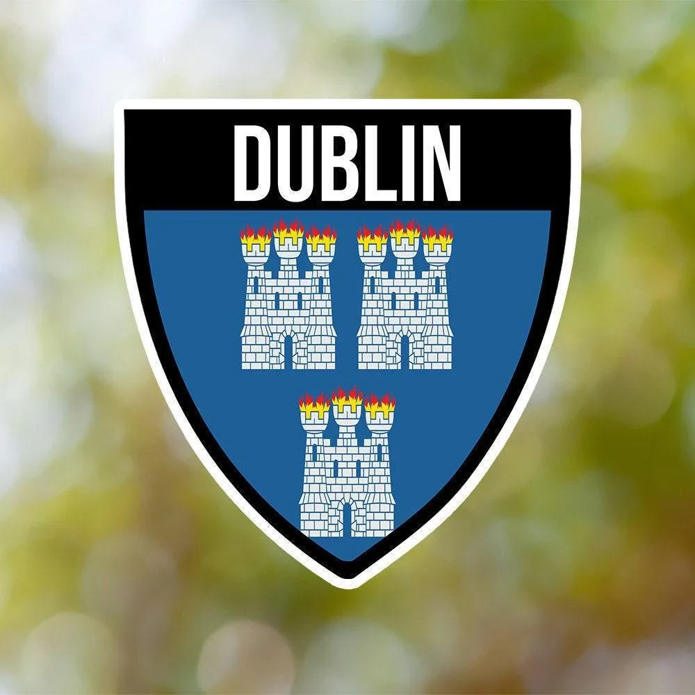 Dublin Shield Sticker
