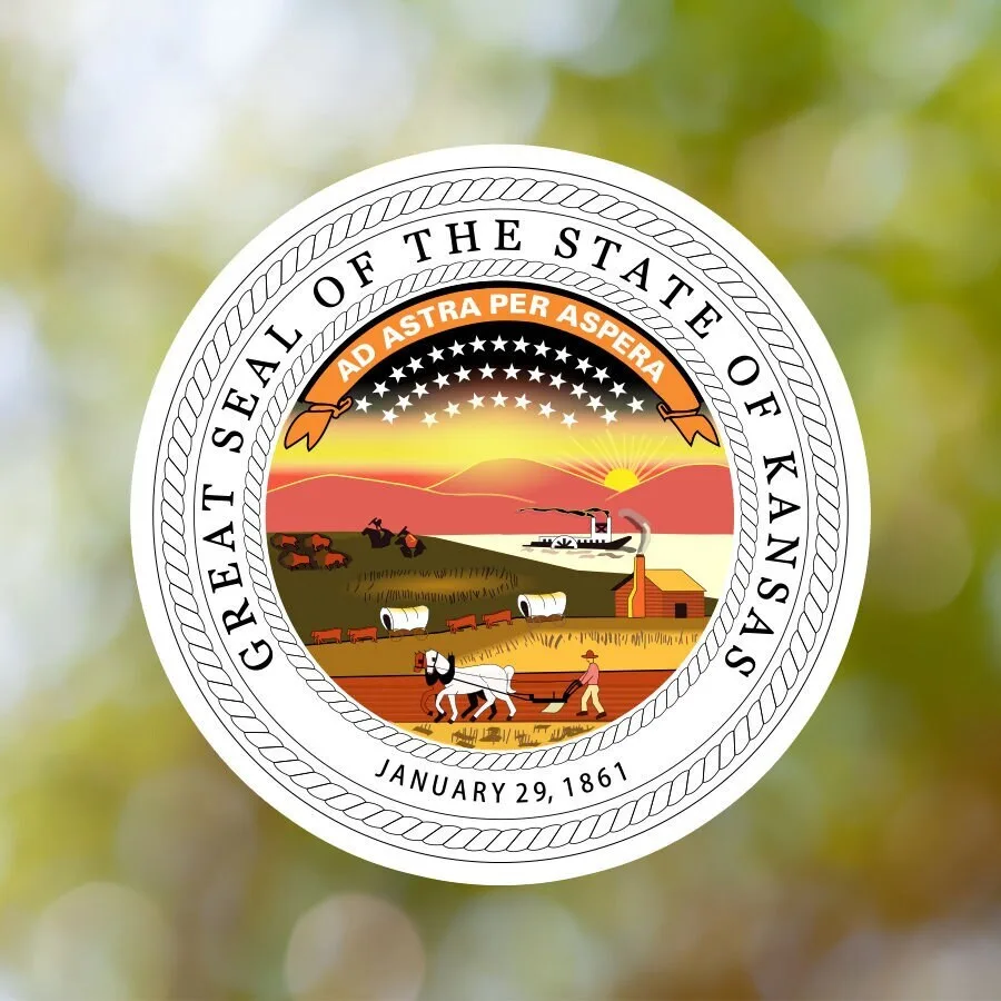 Kansas State Seal Sticker