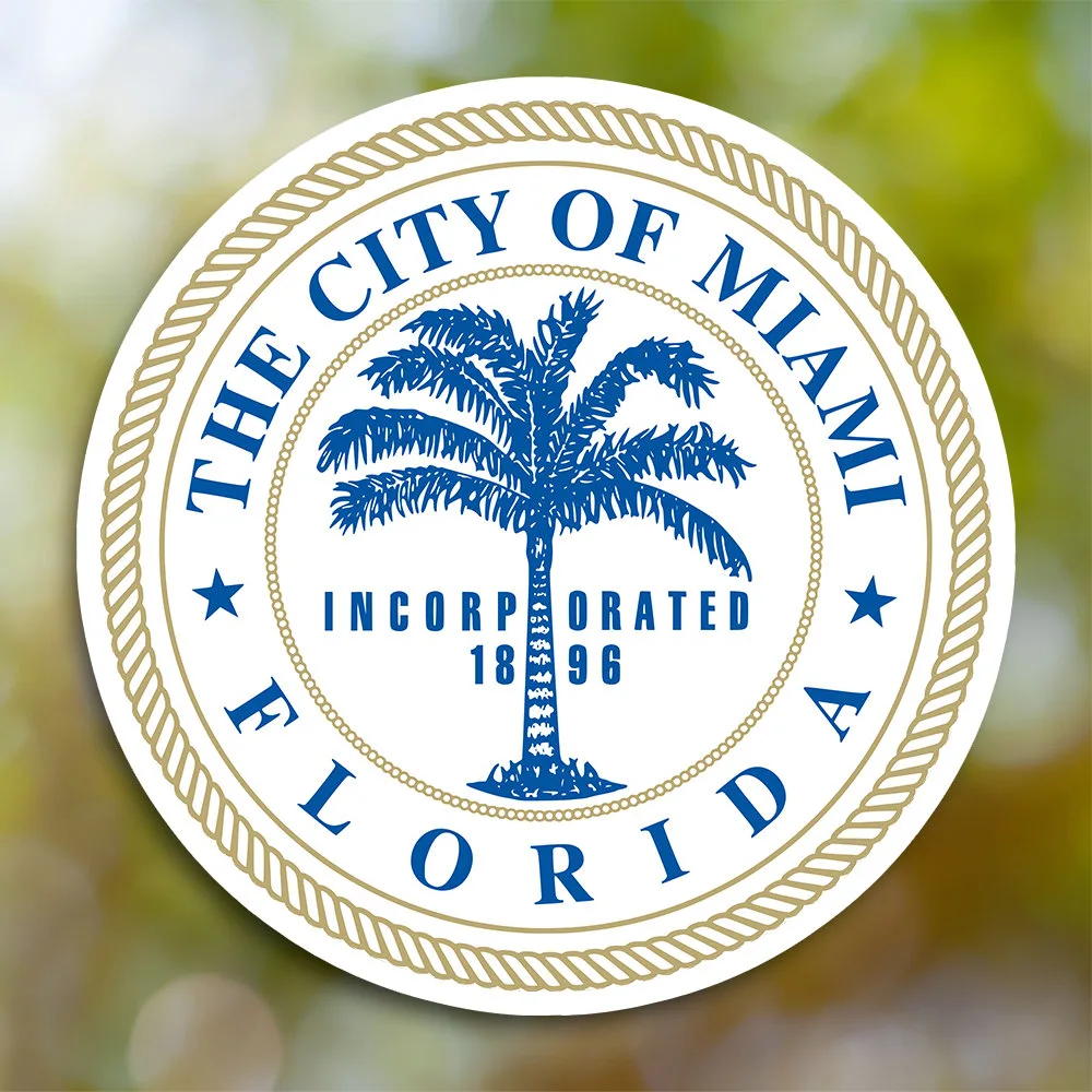 Miami City Sticker