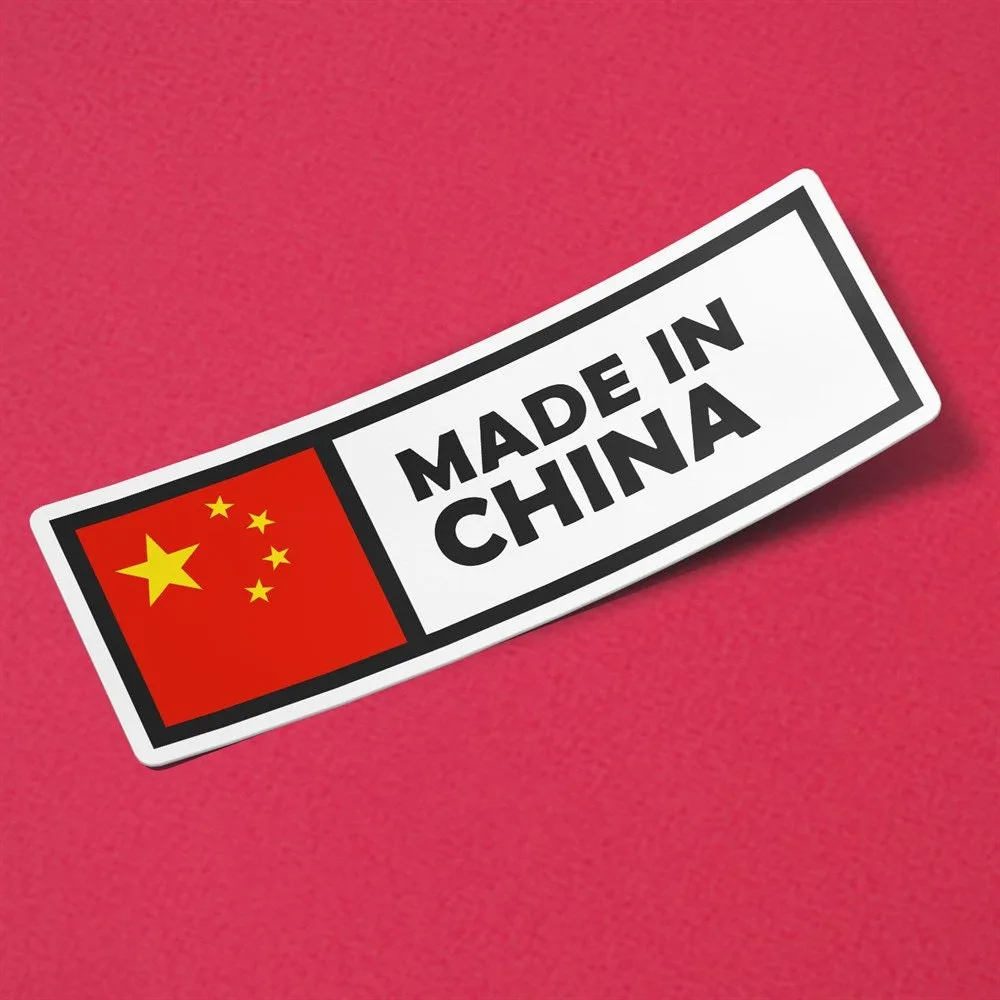 Made in China Sticker