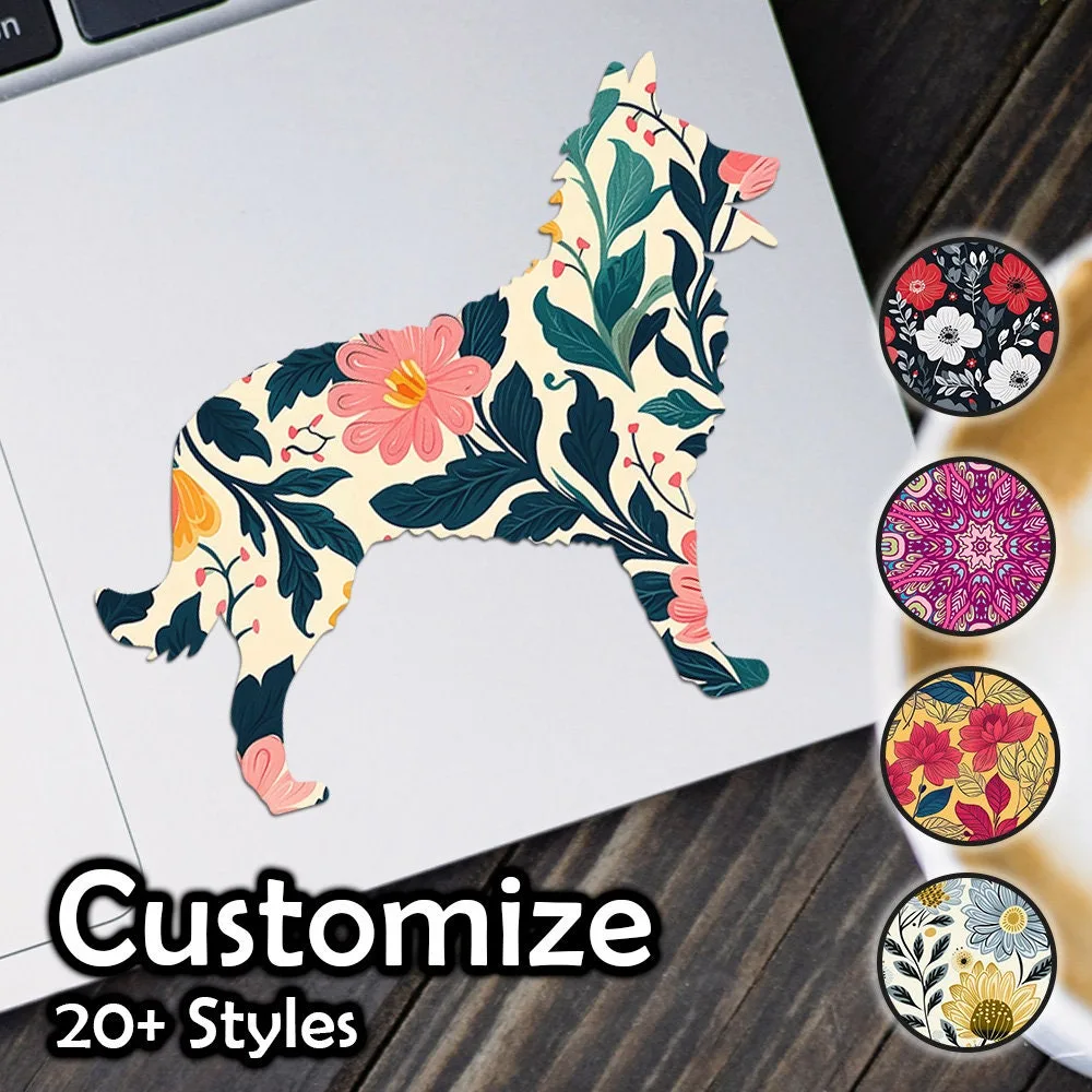 Croatian Sheepdog Patterned Sticker