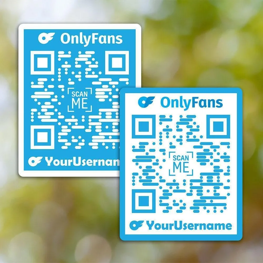 OnlyFans Square QR sticker