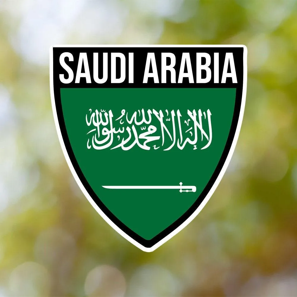 Saudi Arabia Shield Sticker