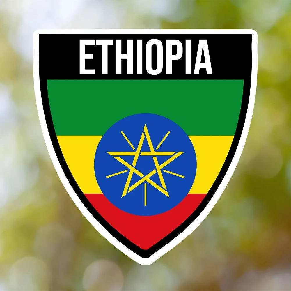 Ethiopia Shield Sticker