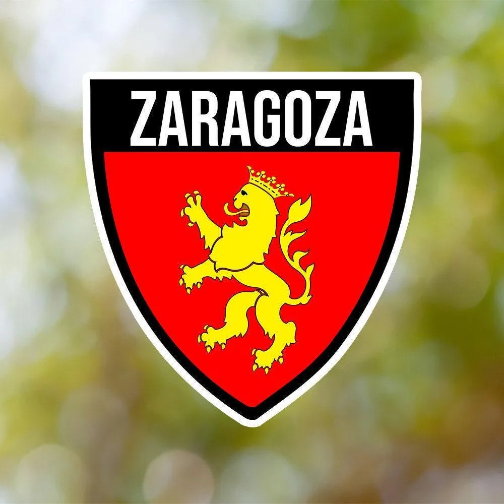 Zaragoza Shield Sticker