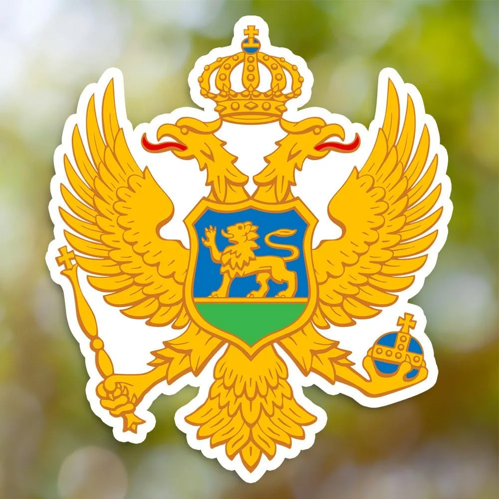 Montenegro Coat of Arms Sticker