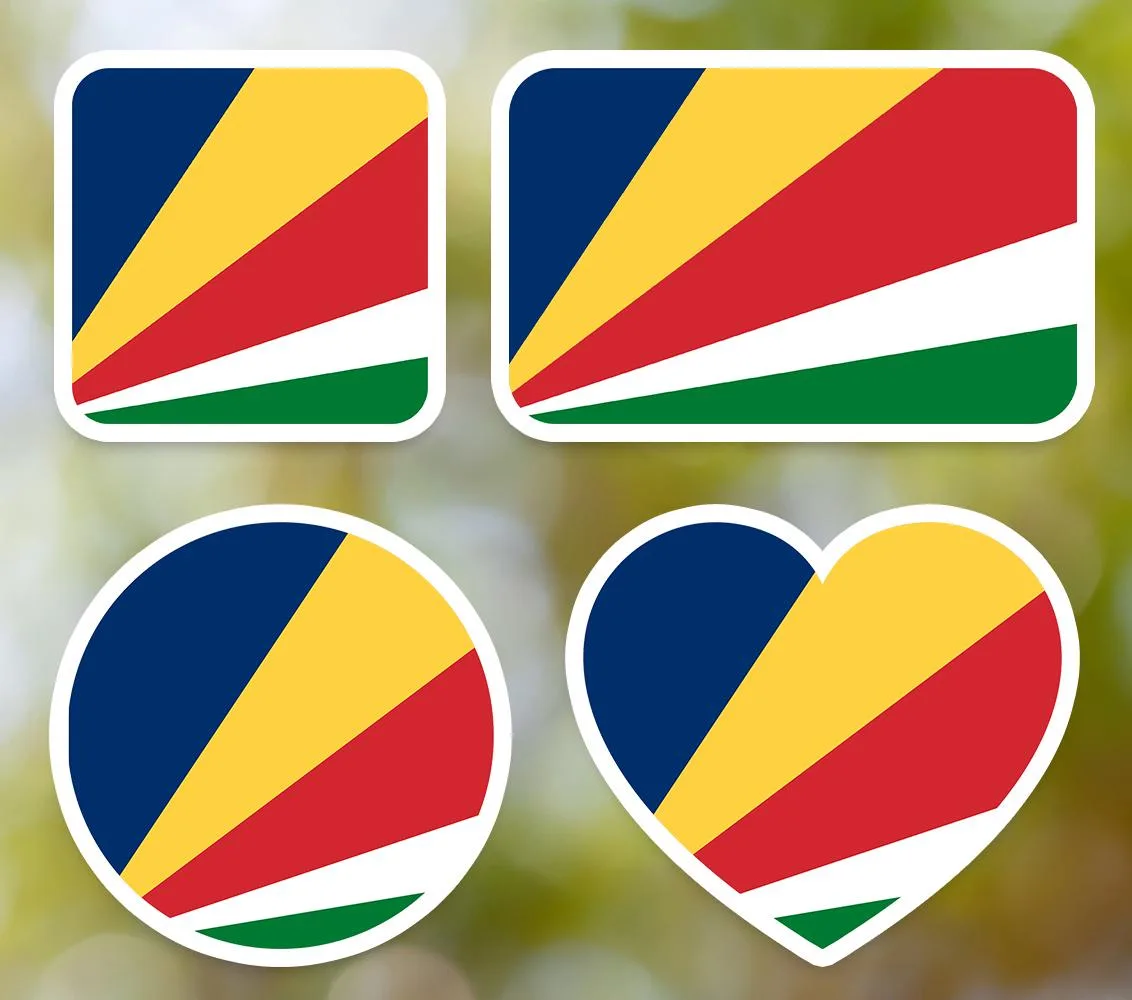 Seychelles Geometric Sticker