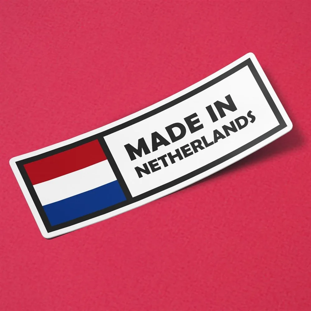 Made in Netherlands Sticker