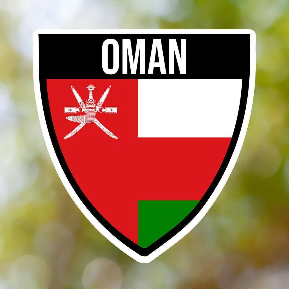 Oman Shield Sticker