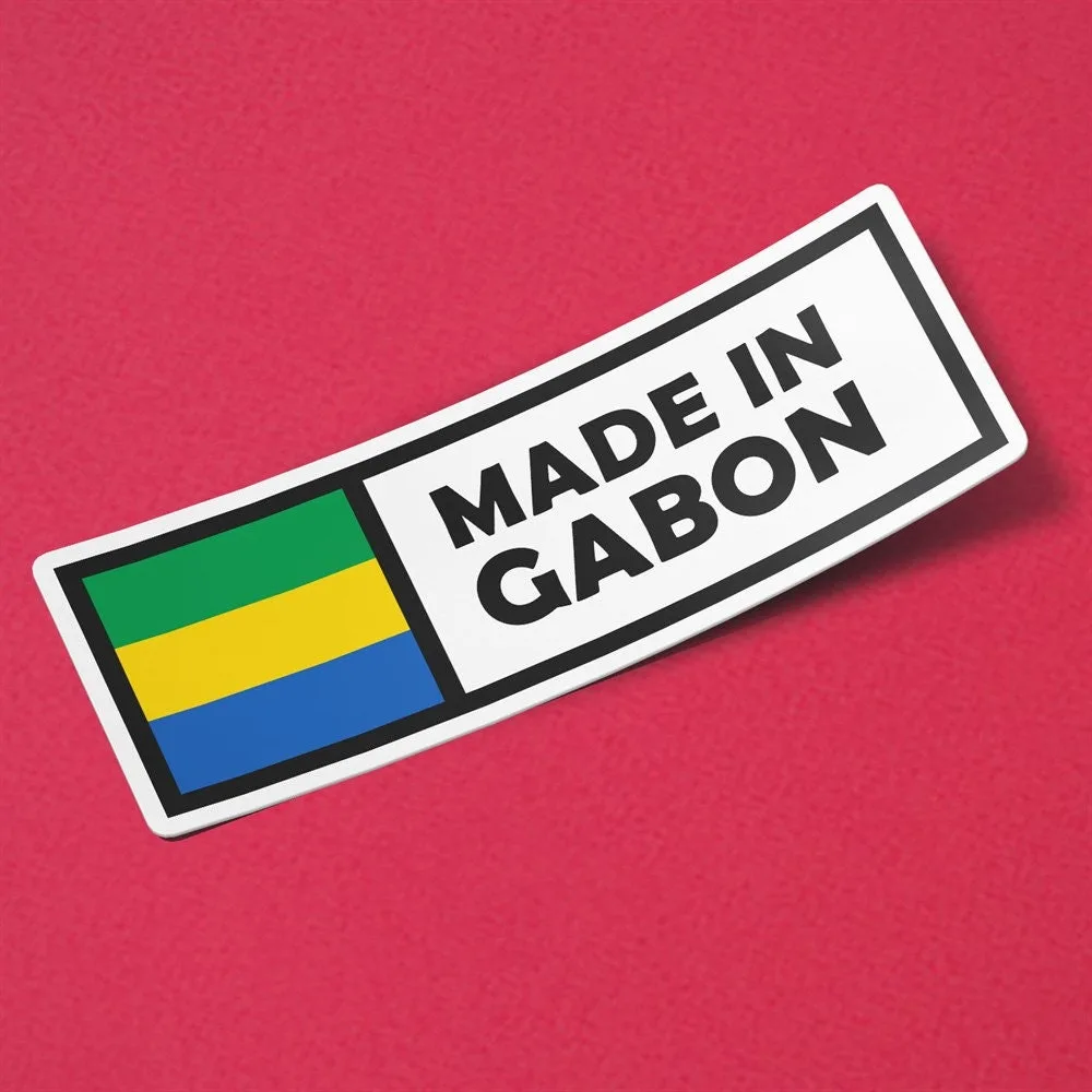 Made in Gabon Sticker