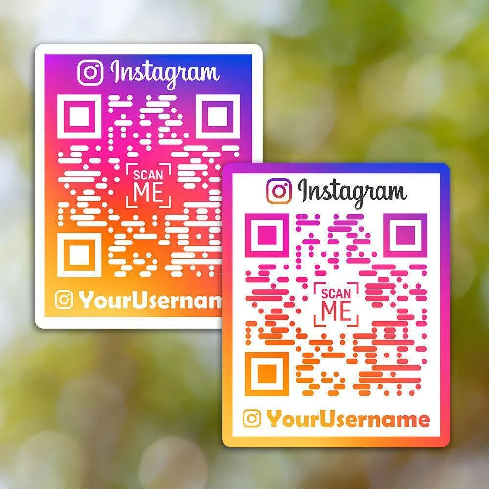 Instagram Square QR sticker