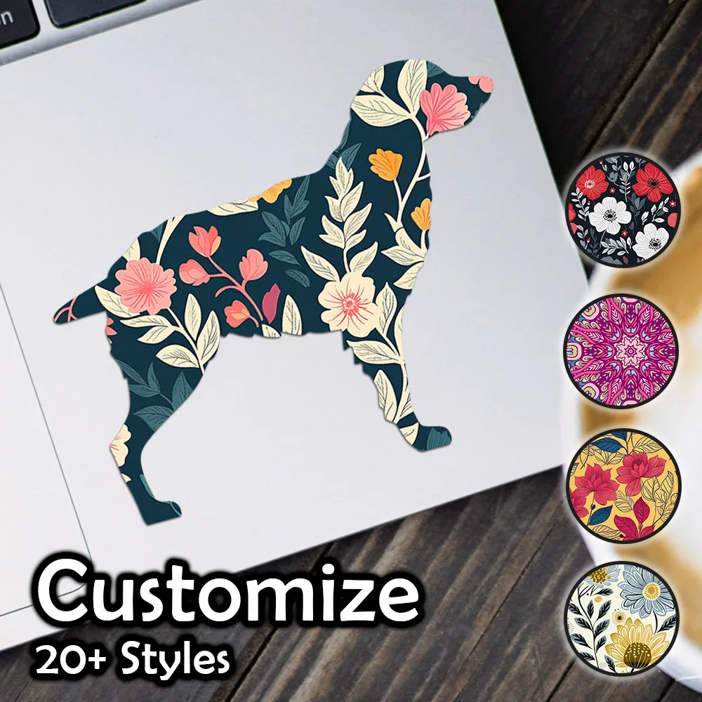 Brittany Spaniel Patterned Sticker