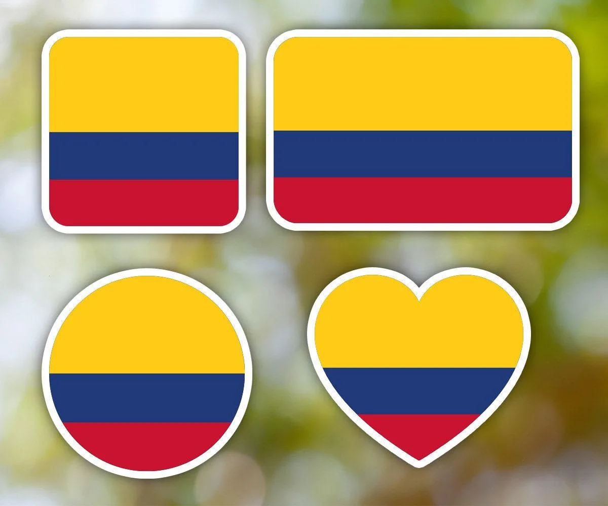 Colombia Geometric Sticker