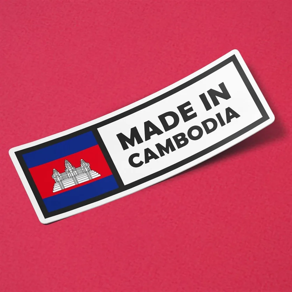Made in Cambodia Sticker
