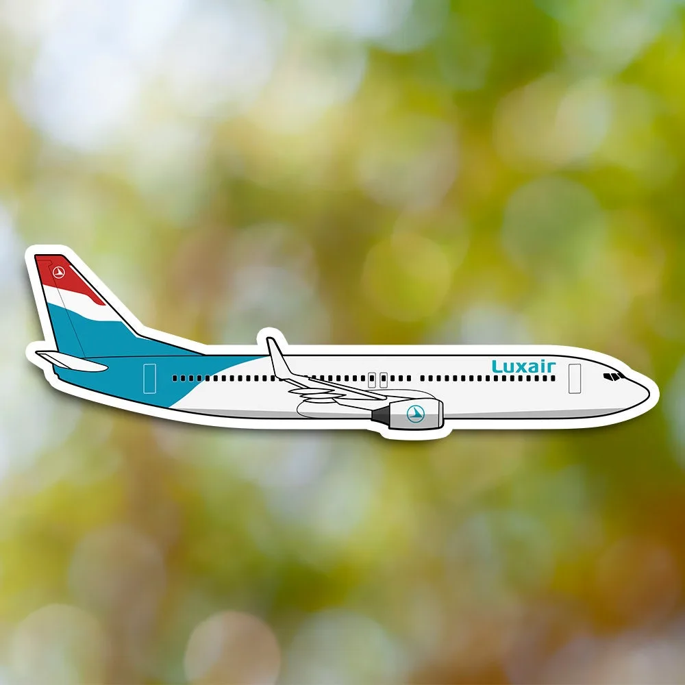 Boeing 737 Luxair Sticker