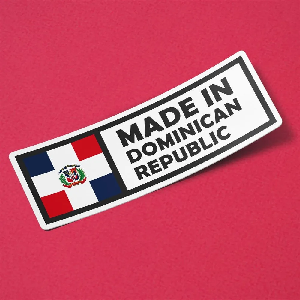 Made in Dominican Republic Sticker