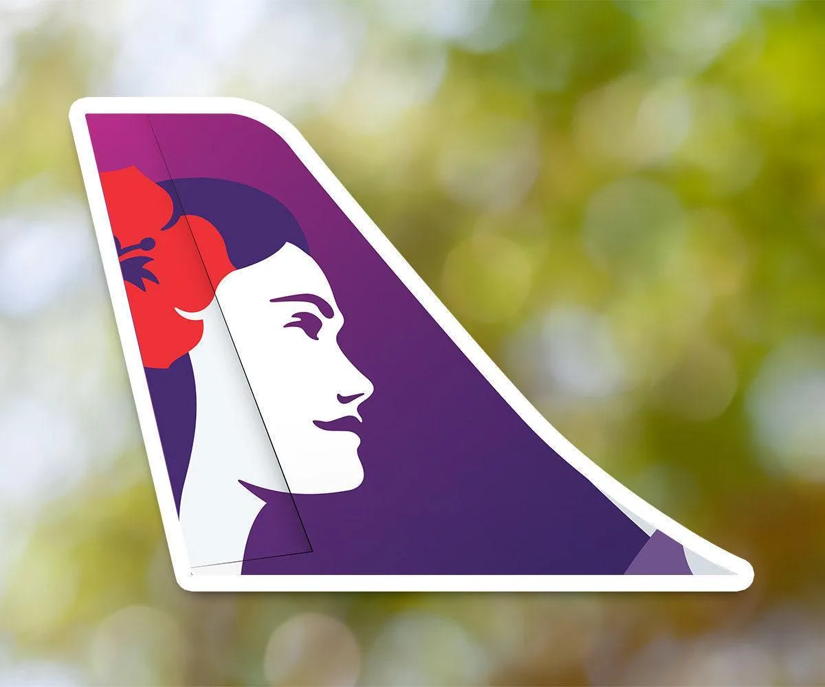 Hawaiian Airlines Tailplane Sticker