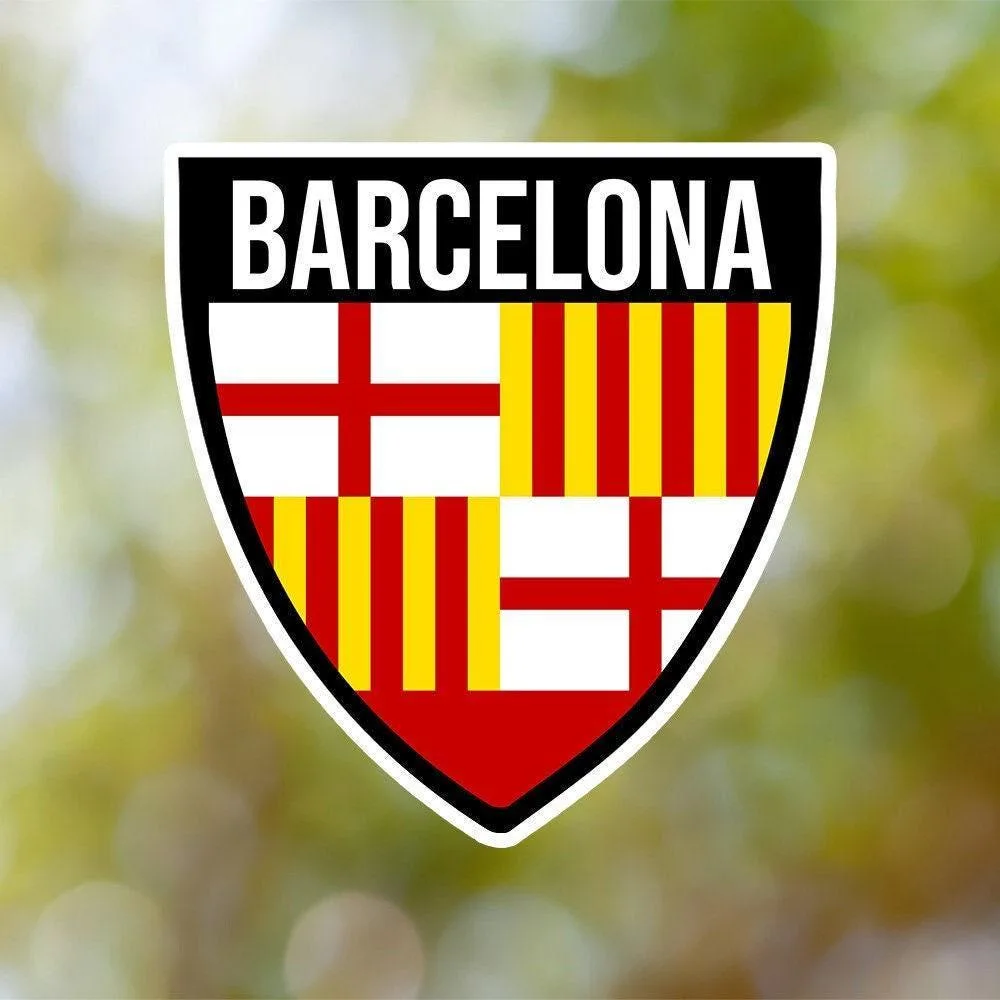 Barcelona Shield Sticker