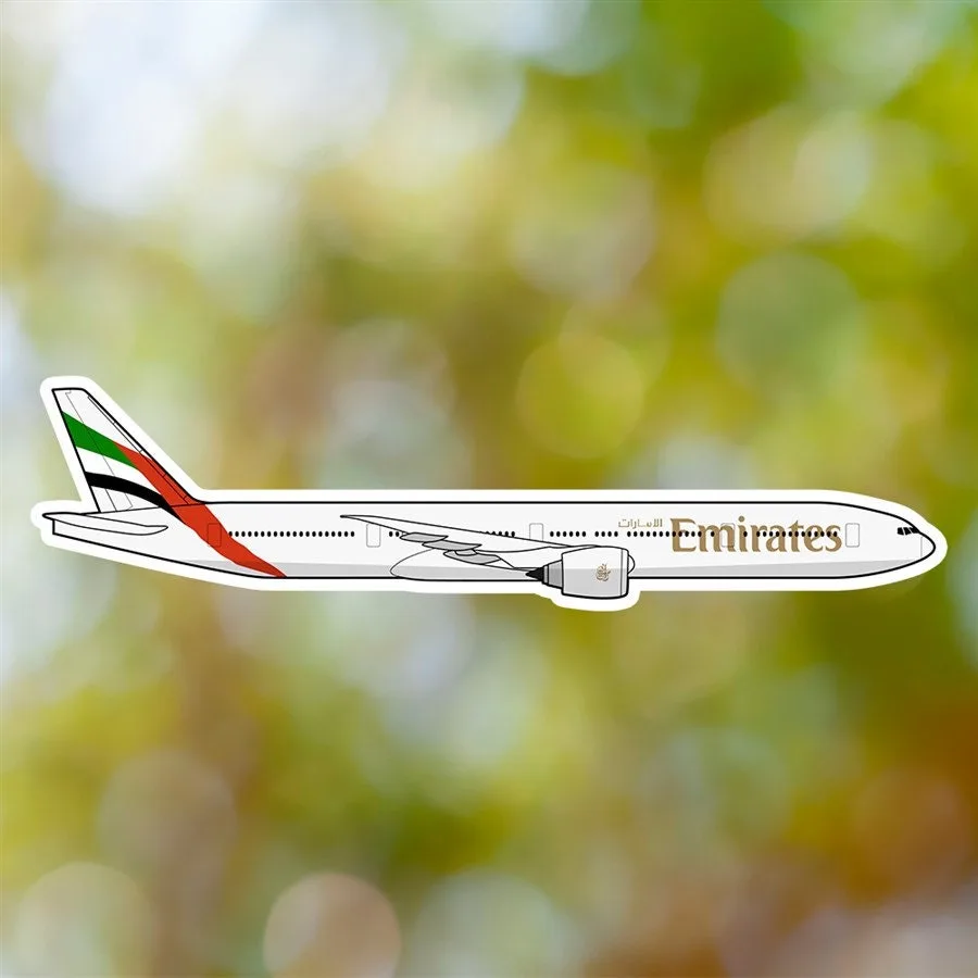 Boeing 777 Emirates Sticker