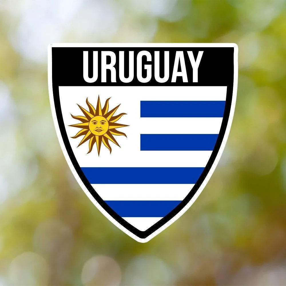 Uruguay Shield Sticker