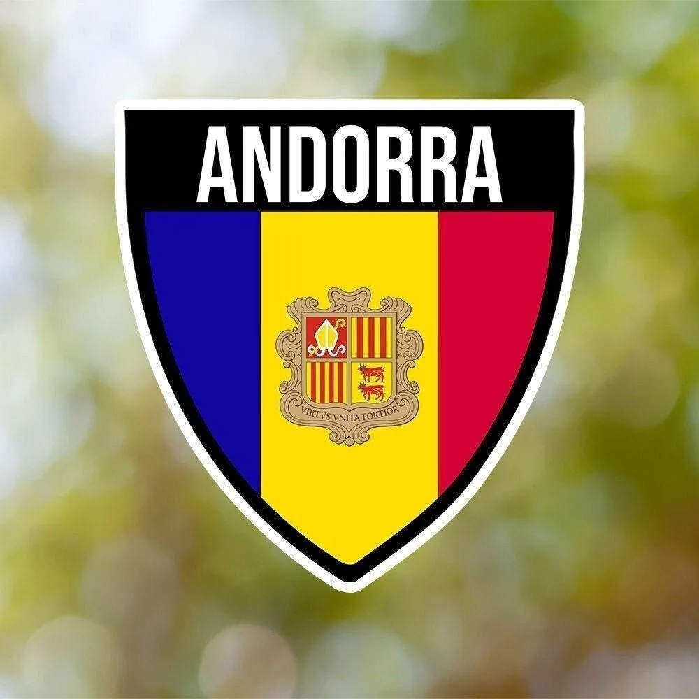 Andorra Shield Sticker